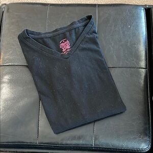 Black V-Neck T-Shirt
